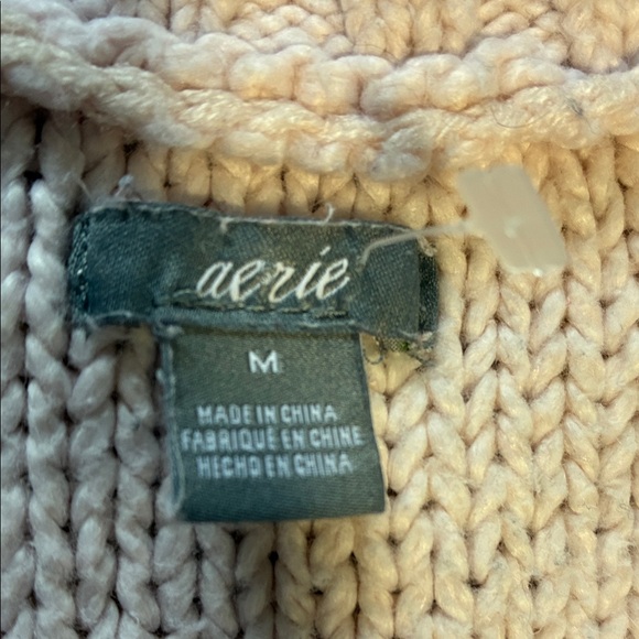 Aerie Blush Pink Knit Sweater - size M - Picture 5 of 7